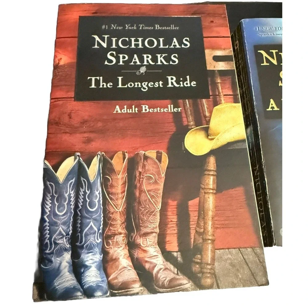 Nicholas Sparks Romance‎ 2 PB The Longest Ride, & A Bend In The Road